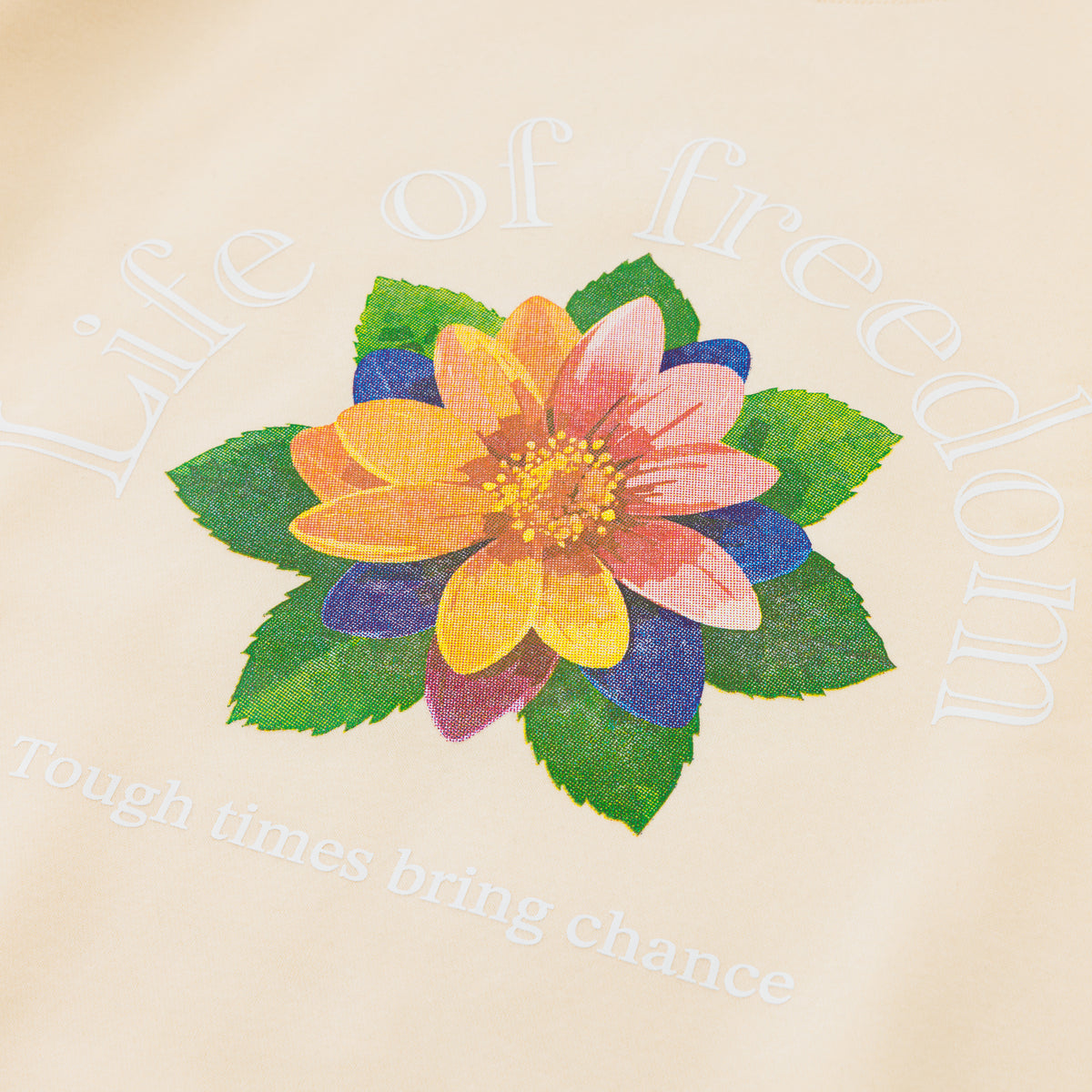 LOF flower crew sweat