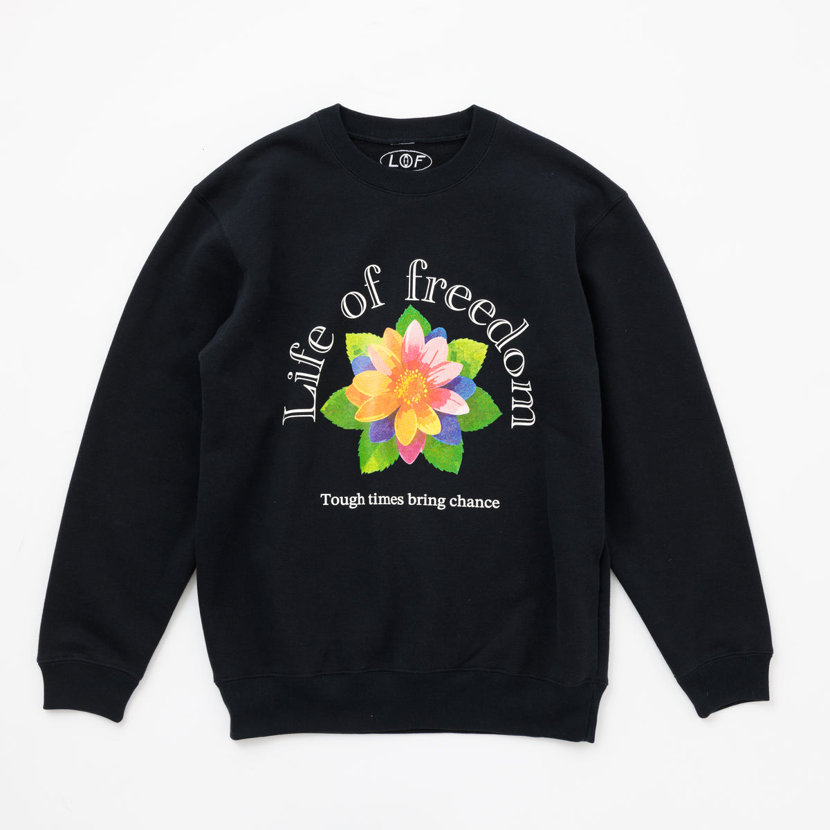 LOF flower crew sweat