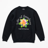 LOF flower crew sweat