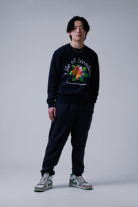 LOF flower crew sweat