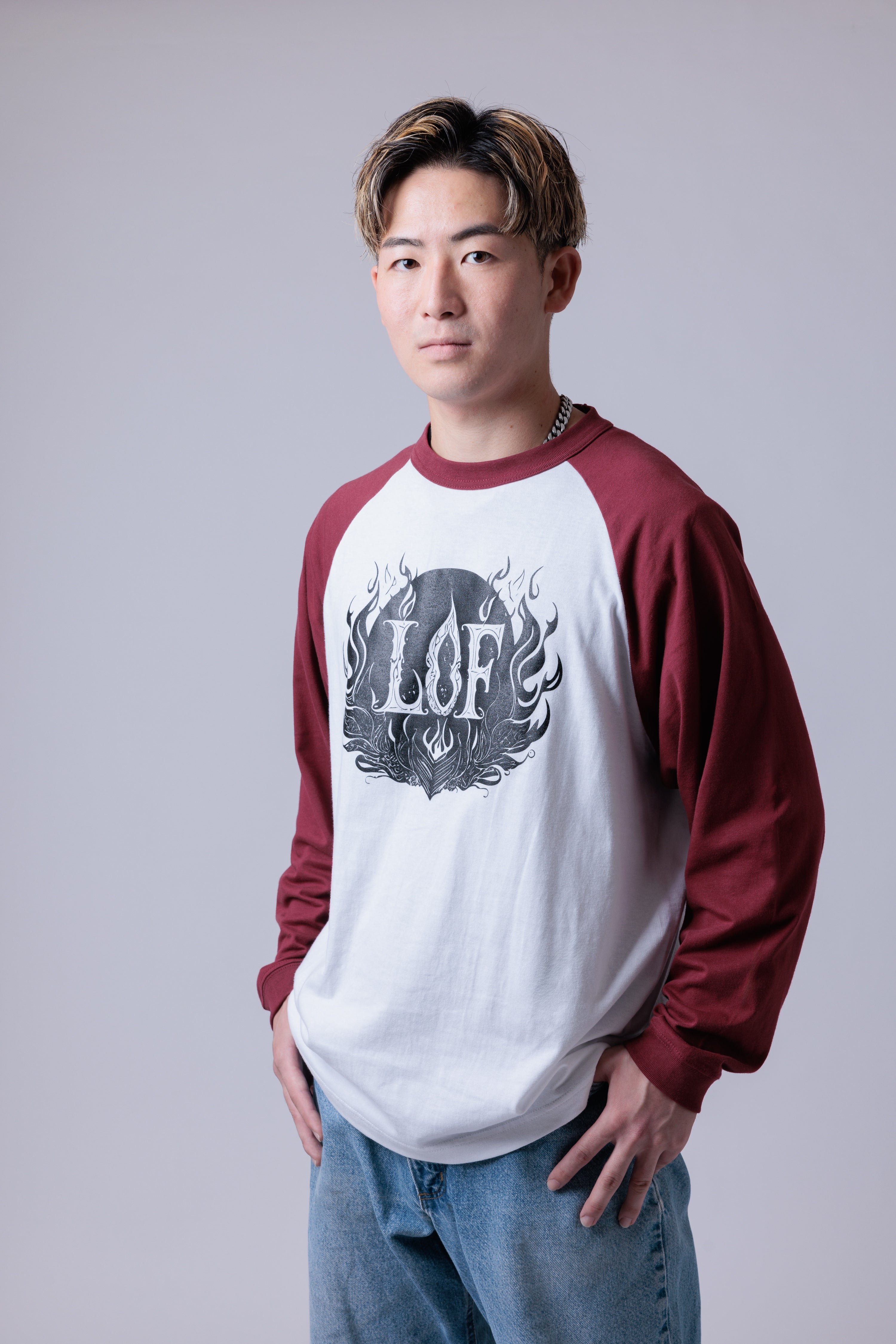 早い者勝ち 大人気 XLARGE FLAME RAGLAN L/S TEE デザイン◎ 210.jpg